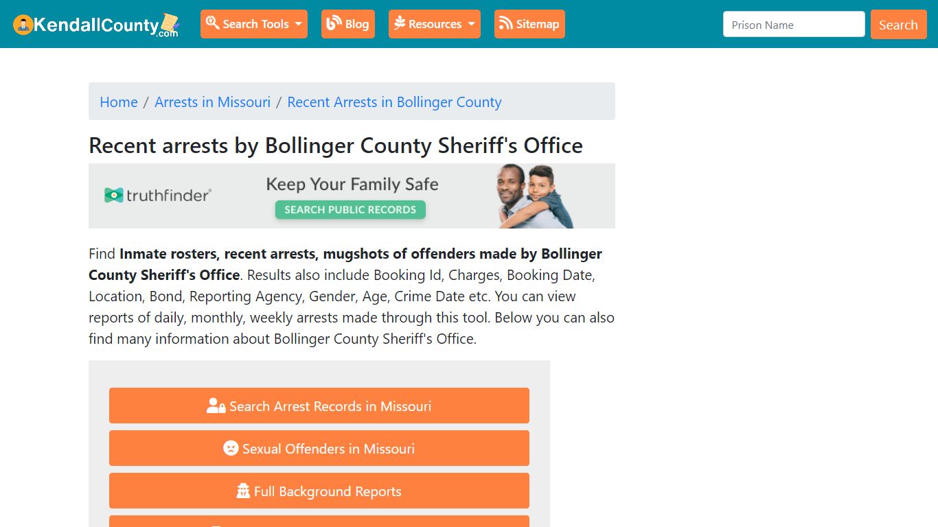 Recent arrests by Bollinger County Sheriff's Office